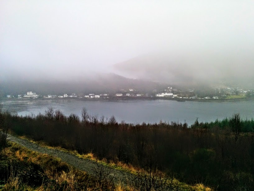 Loch Long and Arrochar in the mist
