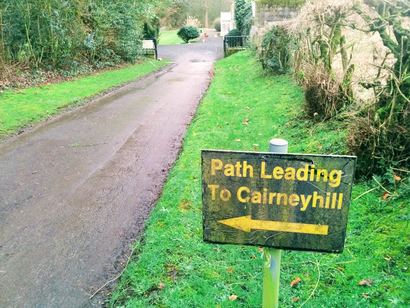 Path sign outside a residential property